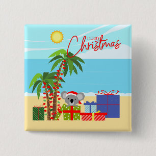 Australien Weihnachten Button