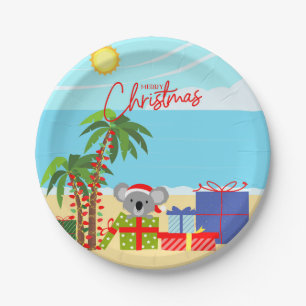 Australien Weihnachten Pappteller