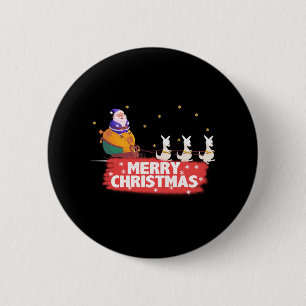 Australien Weihnachten, Weihnachtsmann, Strand Button