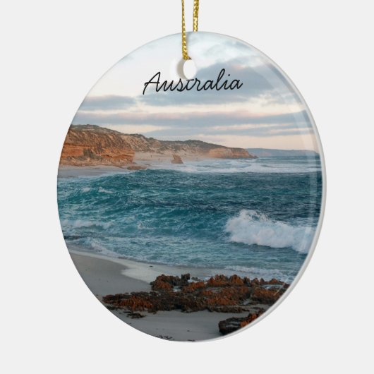 Australien-Weihnachtsverzierung Keramik Ornament (Links)
