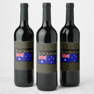 AUSTRALIEN WEINETIKETT