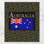AUSTRALIEN WEINETIKETT (Einzelnes Label)
