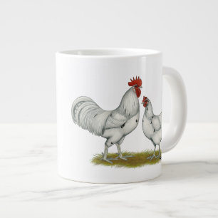 Australien White Chickens Jumbo-Tasse