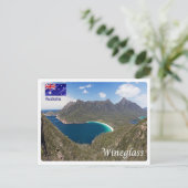 Australien - Wineglass Bay - Postkarte (Stehend Vorderseite)