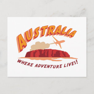 Australien Wo das Abenteuer lebt! Postkarte