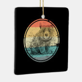 Australien Wombat Keramikornament (Rechts)