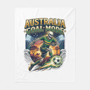 Australien Ziel Modus Skelett Stürmer Nationen Str Fleecedecke