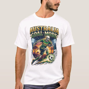 Australien Ziel Modus Skelett Stürmer Nationen Str T-Shirt