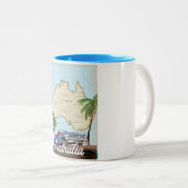 Australien Zweifarbige Tasse (VorderseiteRechts)