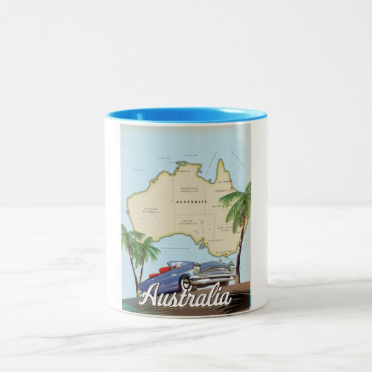 Australien Zweifarbige Tasse (Mittel)