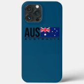 AUSTRALIENFLAG AUSTRALISCHER LANDESCODE AUS SPORTS Case-Mate iPhone HÜLLE (Rückseite)