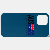 AUSTRALIENFLAG AUSTRALISCHER LANDESCODE AUS SPORTS Case-Mate iPhone HÜLLE (Rückseite (Horizontal))