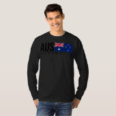 AUSTRALIENFLAG AUSTRALISCHER LANDESCODE AUS SPORTS T-Shirt (Vorne ganz)