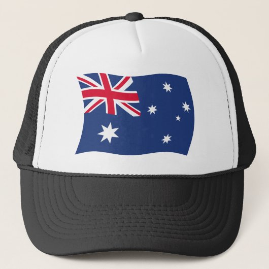 Australienflag Truckerkappe (Vorderseite)