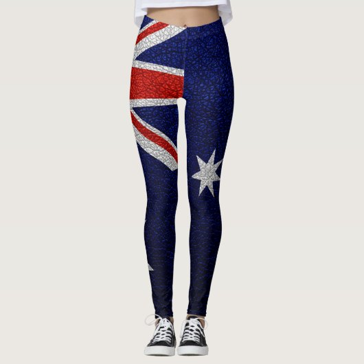 Australienflagge #2 leggings (Vorderseite)