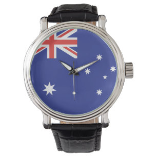 Australienflagge Armbanduhr