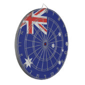 Australienflagge Dartscheibe (Vorderseite Links)