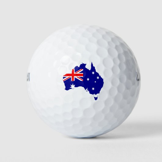 Australienflagge Golfball (Vorderseite)