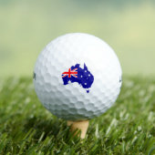 Australienflagge Golfball (Insitu T-Shirt)
