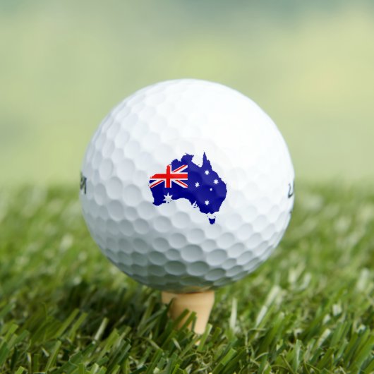 Australienflagge Golfball (Insitu T-Shirt)