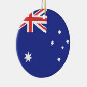 Australienflagge Keramik Ornament (Rechts)