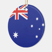 Australienflagge Keramik Ornament (Links)