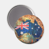 Australienflagge Magnet (Vorderseite/Rückseite)