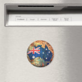 Australienflagge Magnet (In Situ (Geschirrspüler))