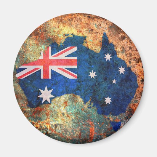 Australienflagge Magnet (Vorne)