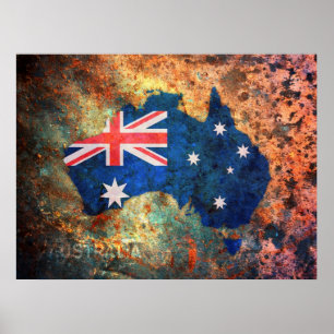 Australienflagge Poster