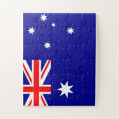 Australienflagge Puzzle (Vertikal)