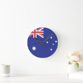 Australienflagge Runde Wanduhr (Zuhause)