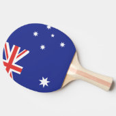 Australienflagge Tischtennis Schläger (Seitenansicht)