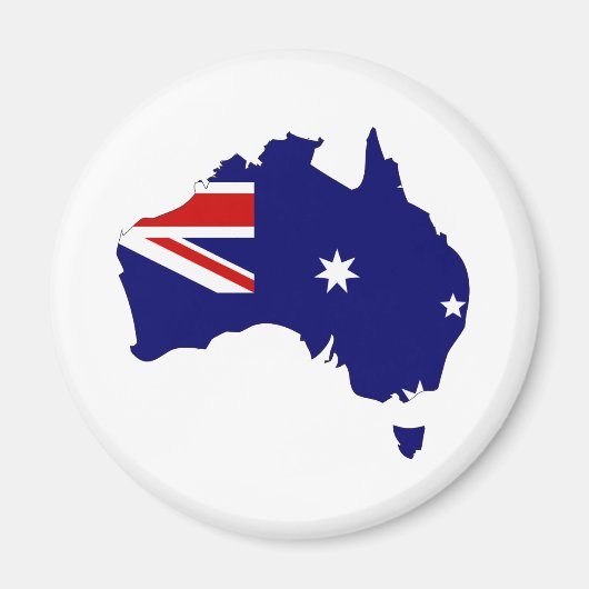 Australienische Flagge - Vollgröße Magnet (Vorne)