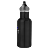 Australienisches Flaggen-Heartbeat Edelstahlflasche (Rechts)