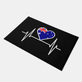 Australienisches Flaggen-Heartbeat Fußmatte (Schrägansicht)