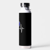Australienisches Flaggen-Heartbeat Trinkflasche (Links)