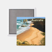 Australienmagnet Magnet (Vorderseite/Rückseite)