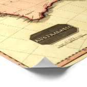 AustralienPanoramakarteAustralien Poster (Ecke)