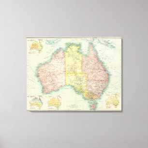 Australienpolitisch Leinwanddruck