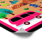 Australiens Iconic Sehenswürdigkeiten & Wildlife P Poster (Ecke)