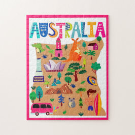 Australiens Iconic Sehenswürdigkeiten & Wildlife P Puzzle