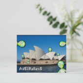 AUSTRalienS rOcK! Postkarte (Stehend Vorderseite)