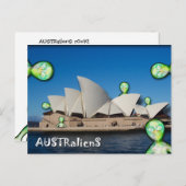 AUSTRalienS rOcK! Postkarte (Vorne/Hinten)