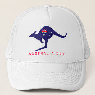 AUSTRALIENTAG KANGAROO FLAG CAP TRUCKERKAPPE