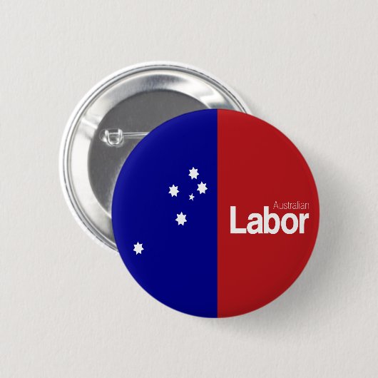 Australier-ArbeitsParty 2013 Button (Vorne & Hinten)