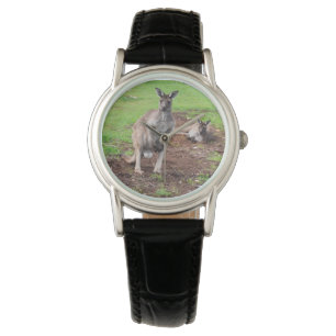Australier Buck Kangaroo, Ladys Leather Watch. Armbanduhr