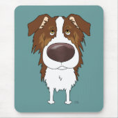 Australier - große Nase und Hintern Mousepad (Vorne)