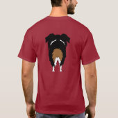 Australier - große Nase und Hintern T-Shirt (Rückseite)