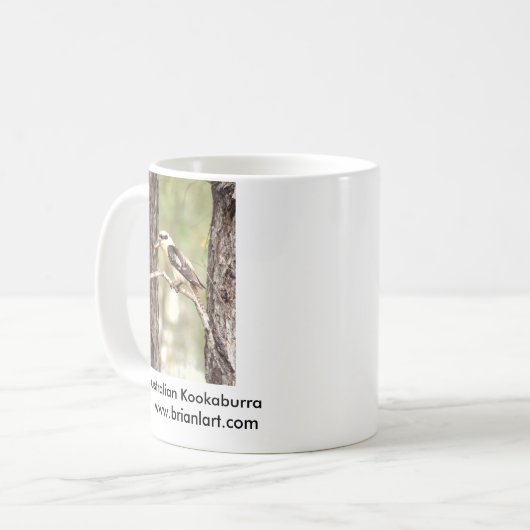 Australier Kookaburra Kaffeetasse (Vorderseite Links)